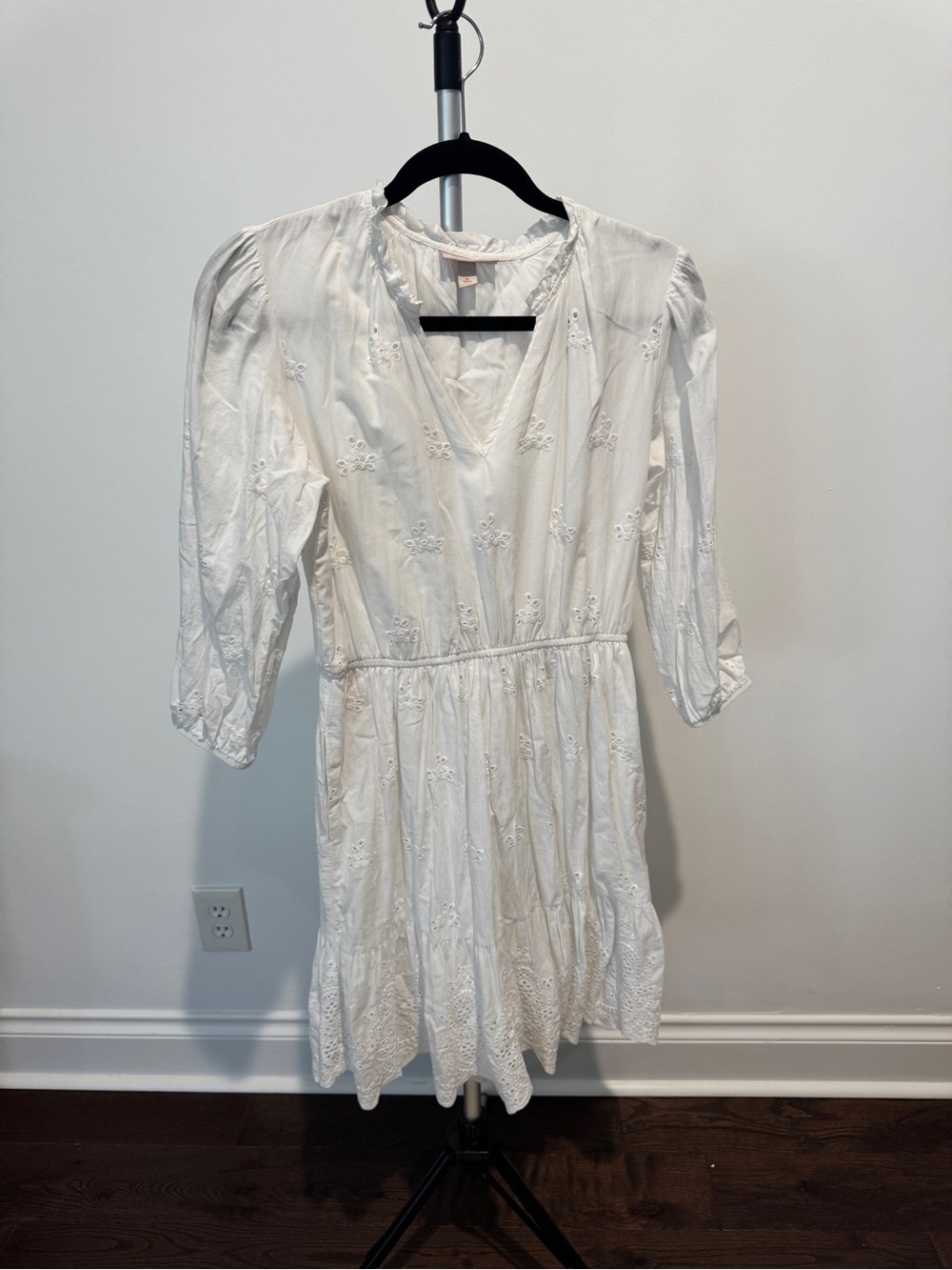 Knox Rose White Embroidered Mini Dress